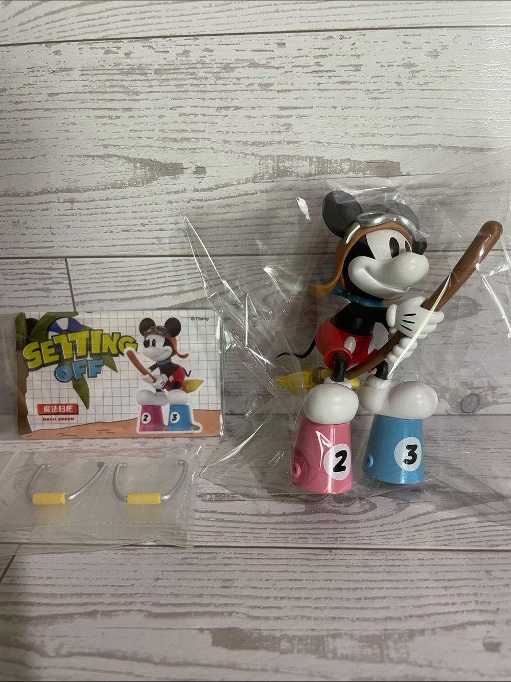 AUTHENTIC Disney Setting Off - Mickey Mouse - Magic Broom - 52Toys
